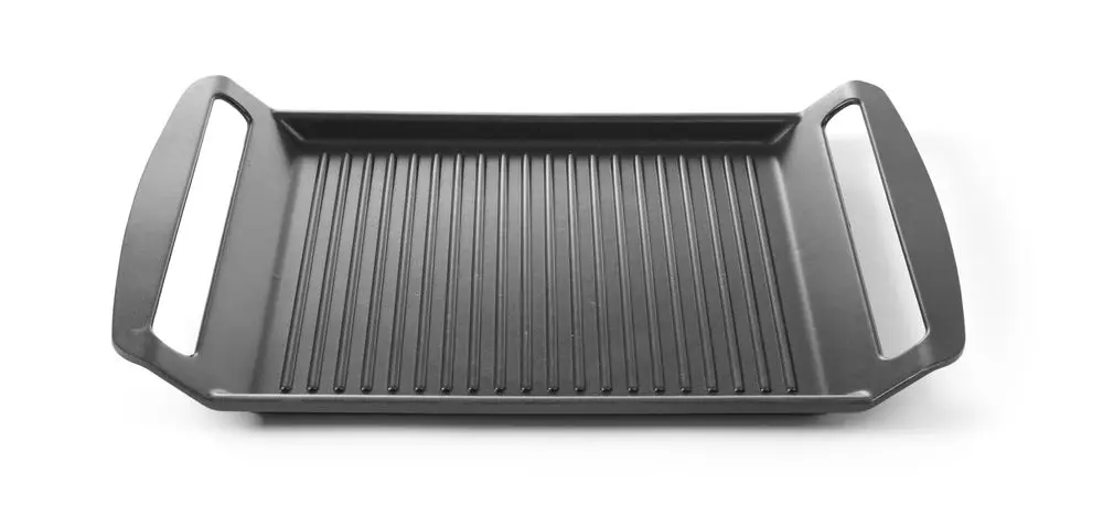 Rechtstreeks Van De Fabrikant Grillplaat Voor Inductiekookplaten, Hendi, 390x260x(h)35mm
