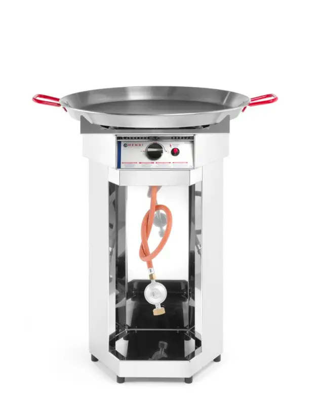 Hendi Paëllabrander | Gas | 1 Brander | 4.8kw | Open Onderstel | 600x600x870(h)mm Laatste Kans