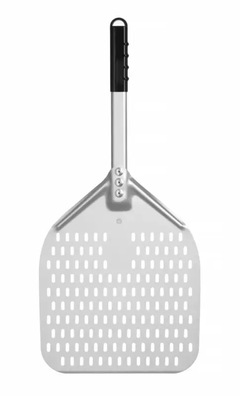 Hendi Pizza Schep Vierkant Geperforeerd Met Korte Handgreep 300x660mm Nieuw