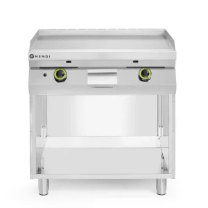 Premium HENDI Bakplaat | Gas | Glad | Op Onderkast | Kitchen Line | 10kW | 800x700x900mm