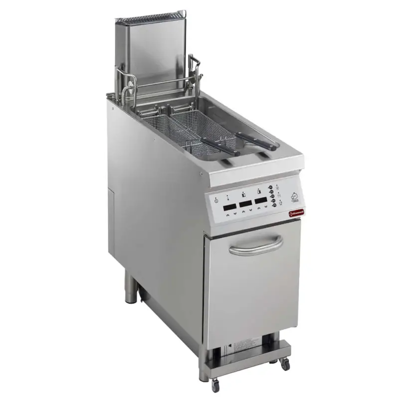 Aanbieding Diamond Maxima 900 | Friteuse | Gas | 23L | Auto Cook | Mandlift | Aftapkraan | 400x900x850/920mm