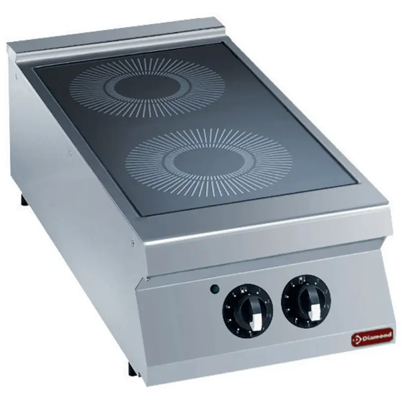 Express Levering Diamond Vitrokeramisch | Fornuis | 2 Zones Top | 400v