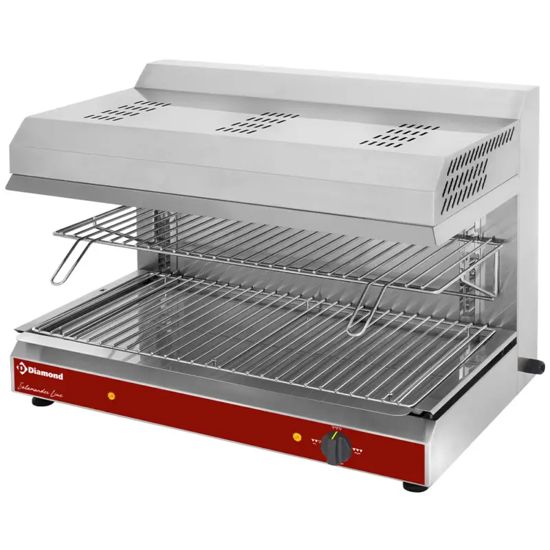 Beste Prijs Diamond Salamander/Toaster | Regelbaar | 4 Niveaus | 4kW | 800x590x590mm