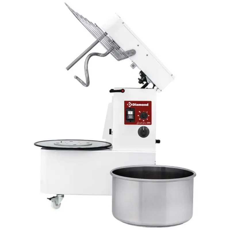 Diamond Spiraalkneder 22L/18kg Kantelbare Kop | Verwijderbare Kuip | 230v Favoriet