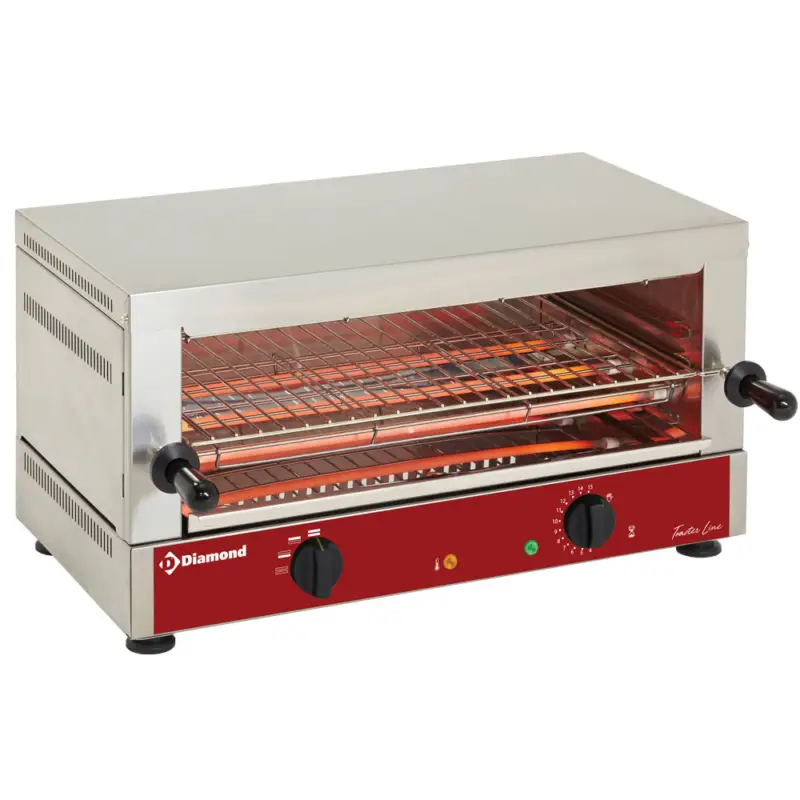 Voordeelprijs Elektrische Toaster-salamander GN 1/1, 1 Verdieping (520×320), Met “quartz”