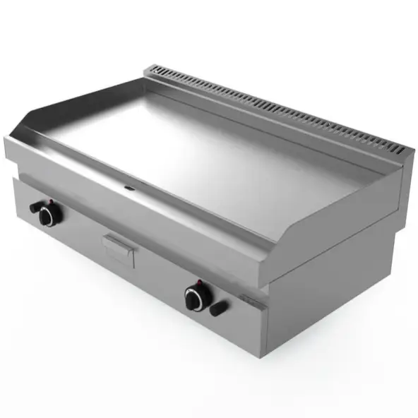 Gold Catering Equipment | Bakplaat Chroom | Gas | 700x650x300/540mm Merkproduct