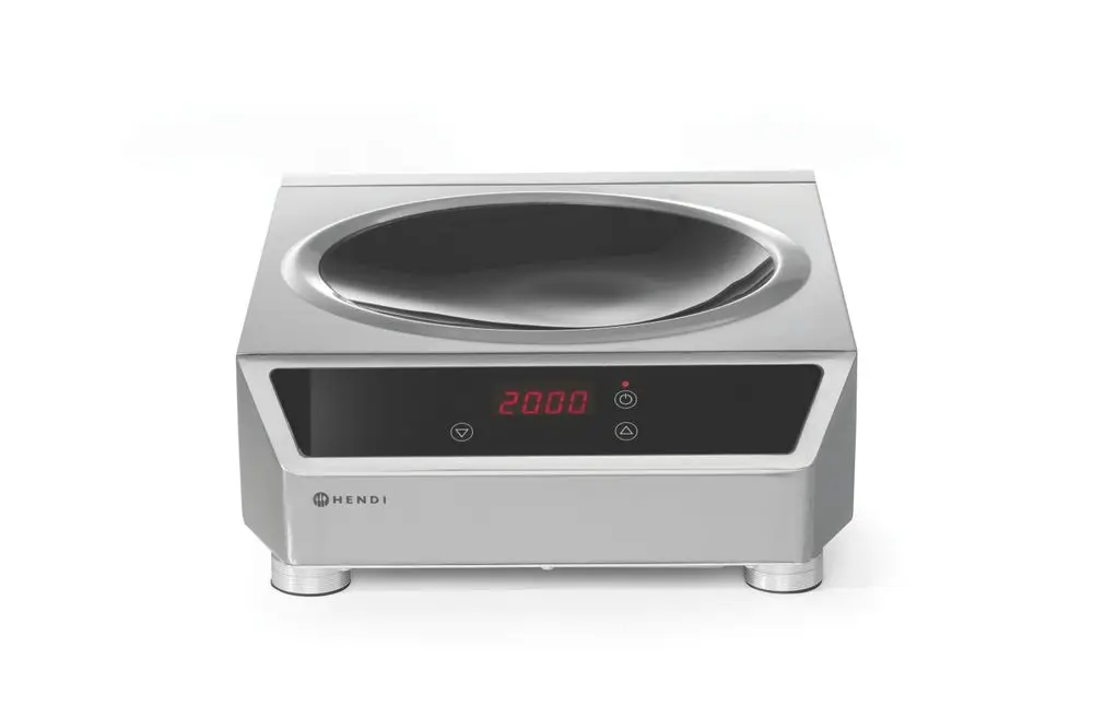 Betaalbaar Hendi Inductiewok Model 3500 | Inductieplaat | 230v/3500w