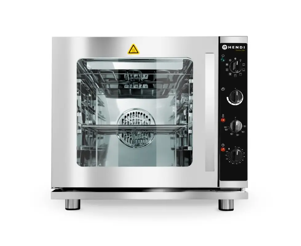 Populair Hetelucht Stoomoven Met Grill 4x GN 2/3 | Hendi | Lichtgrijs | 230v/3000w | 625x585x(h)590mm