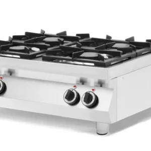 Premium Gasfornuis Kitchen Line 4 Pits | Tafelmodel | Hendi | 19kw | 800x700x(h)310mm