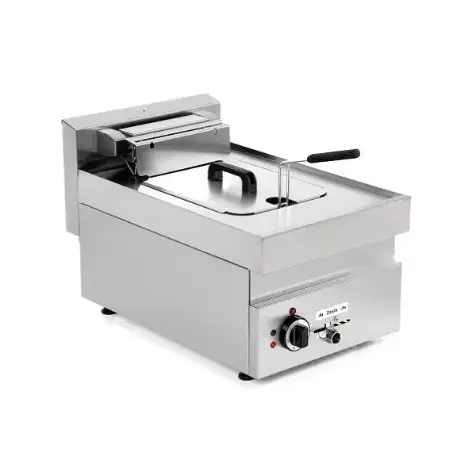 Superprijs Gold Catering Equipment | Friteuse | 400v | Aftapkraan | 10L | 400x650x350/540mm