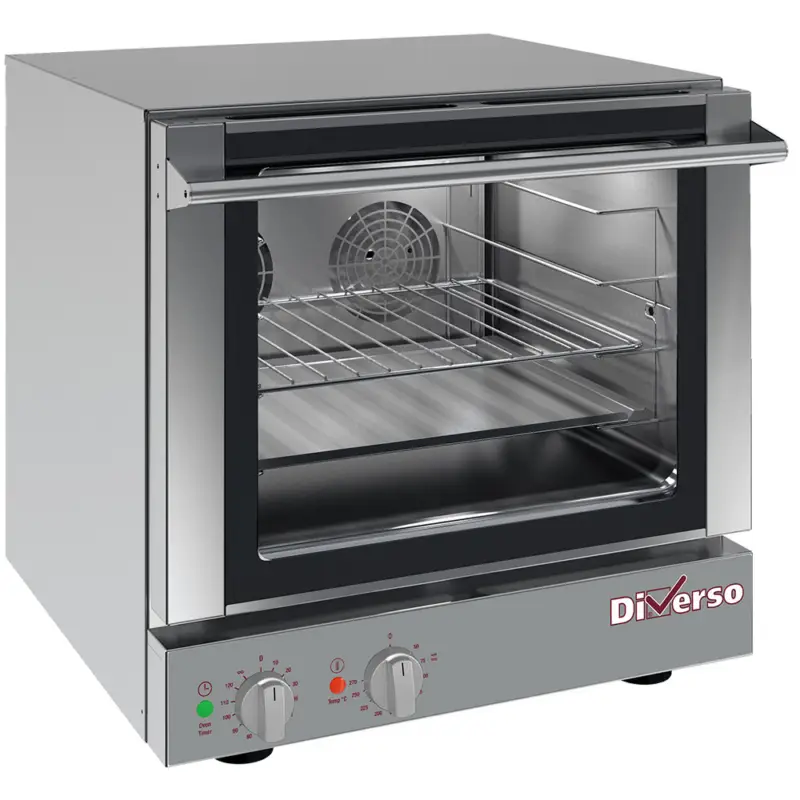 Fabrieksprijs Diverso By Diamond Heteluchtoven | 4 Niveaus | 50°c/270°c | 230v | 590x650x575mm