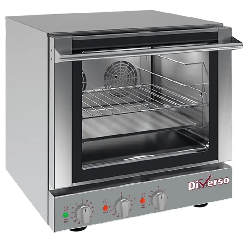 Actieprijs Diverso By Diamond Heteluchtoven | 4 Niveaus | 50°c/270°c | 230v | Grillfunctie | 590x650x575mm