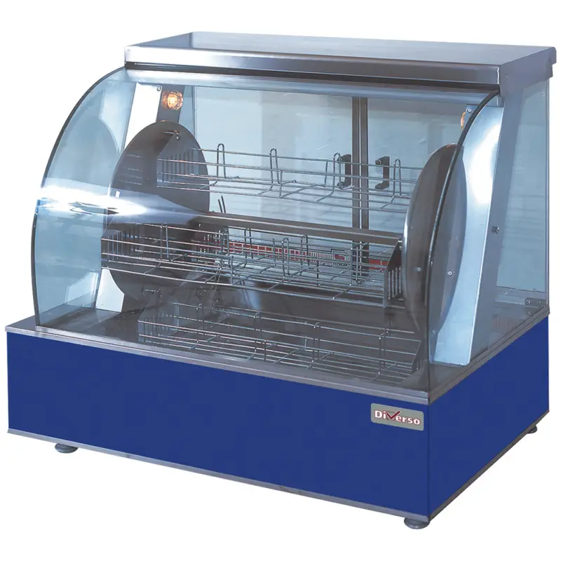 Rechtstreeks Van De Fabrikant Diverso by Diamond Kippengrill | Elektrisch | 4 Korven | 16-20 Kippen | 400V | 940x590x790mm