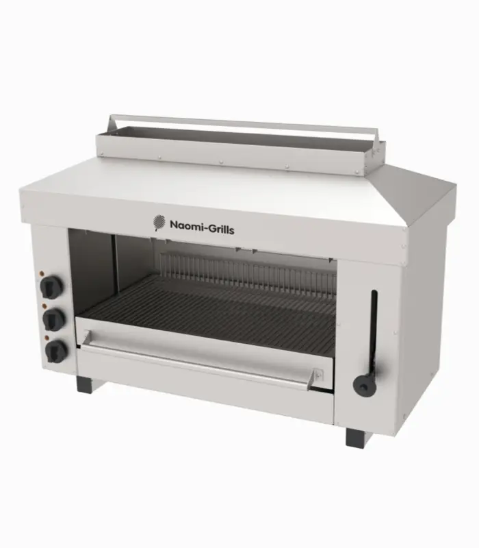 Nieuw Naomi Grills PB.3.E | Pita Grill | Elektrisch | 3 Elementen | RVS | 400V | 1040x570x830mm