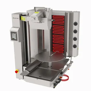 Flitsaanbieding Naomi Grills RB.4.E | Robot Döner Grill | Elektrisch | 4 Elementen | 6.4 kW | 400V | 720x980x1260mm