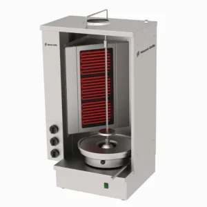 Naomi Grills SHA.3.E | Shoarma Grill | Elektrisch | 3 Elementen | 4.8 kW | 630x780x1120mm Beperkt Aanbod
