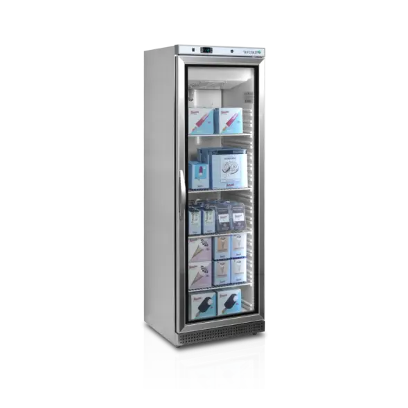 Tefcold UF400VSG vrieskast met glazendeur Fabrieksprijs