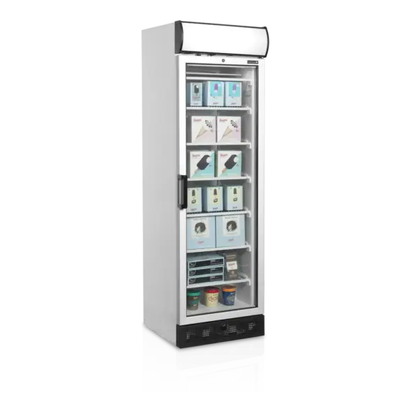 Tefcold UFFS371GCP glasdeurvrieskast Hoge Kwaliteit