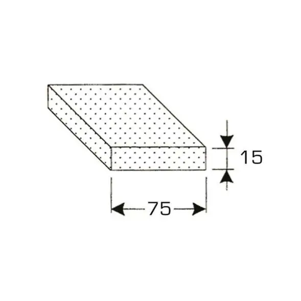 Nieuw Celrubber 75x10 mm rol à 5 m