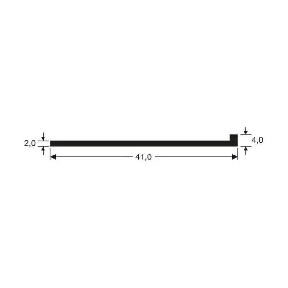 Speciale Aanbieding Sleeprubber I-model 41 mm