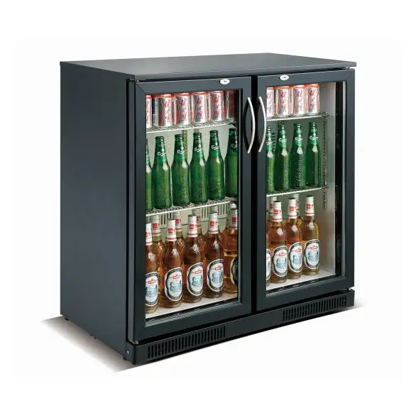 Combisteel barkoeler zwart 2 deuren Dagaanbieding
