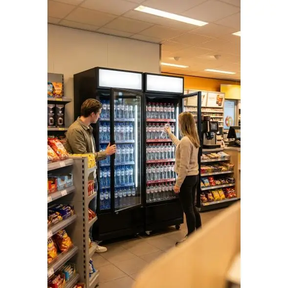 Combisteel FCU-370 koelkast glasdeur Laatste Versie