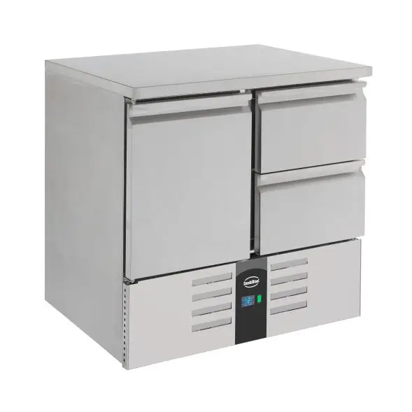 Combisteel koelwerkbank 1 deur/2laden Voordeelprijs