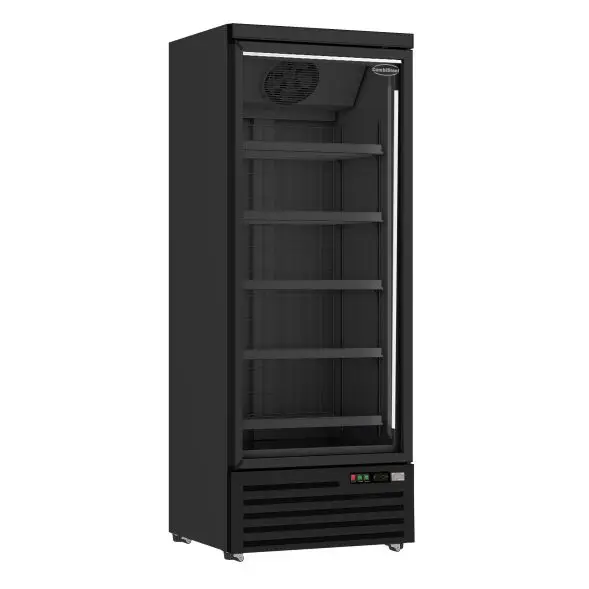 Combisteel vrieskast zwart JDE-600F BL Nieuw