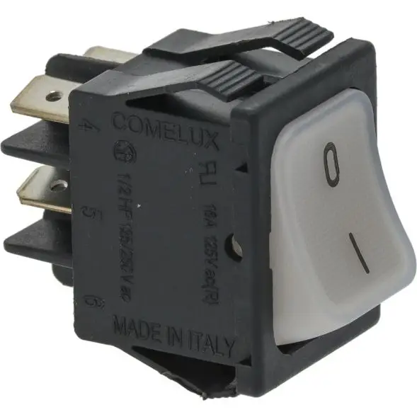 Bestseller Schakelaar 2-polig wit 16A 250V + indicator + 1-0