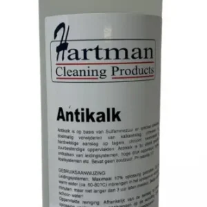 12046 - Antikalk / Ontkalker voor kalkafzettingen in vaatwassers, bain-marie en koffiezet apparaten 6 x 1 Liter Beperkte Voorraad