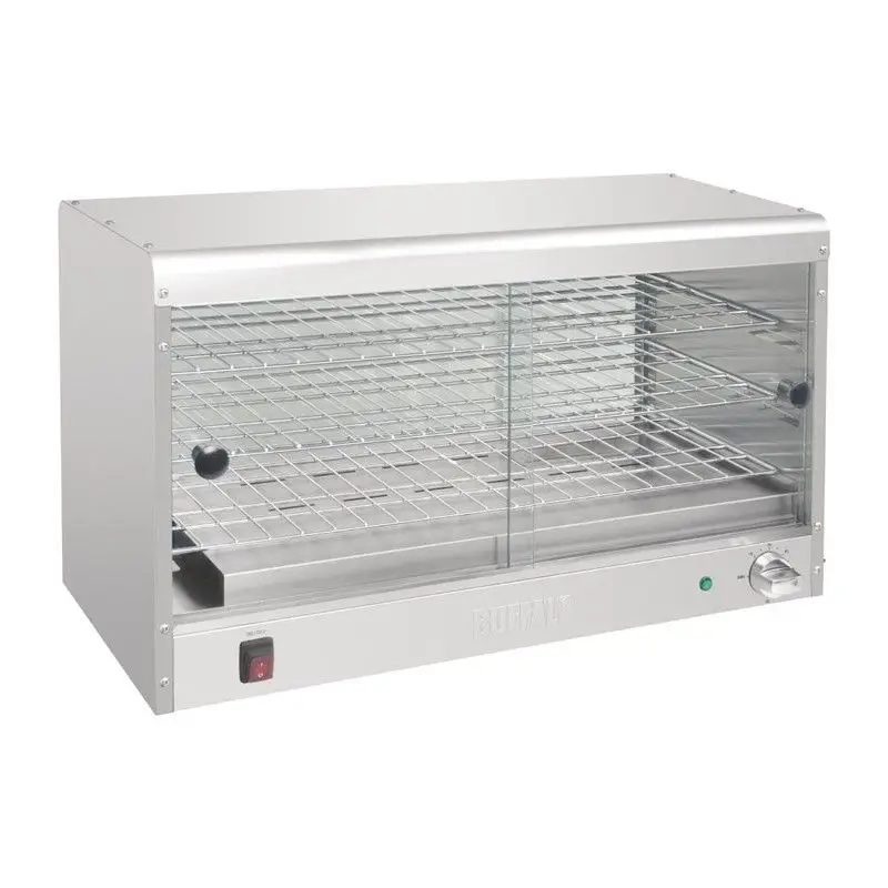 Buffalo Economy warmhoudvitrine voor 60 producten Exclusieve Aanbieding