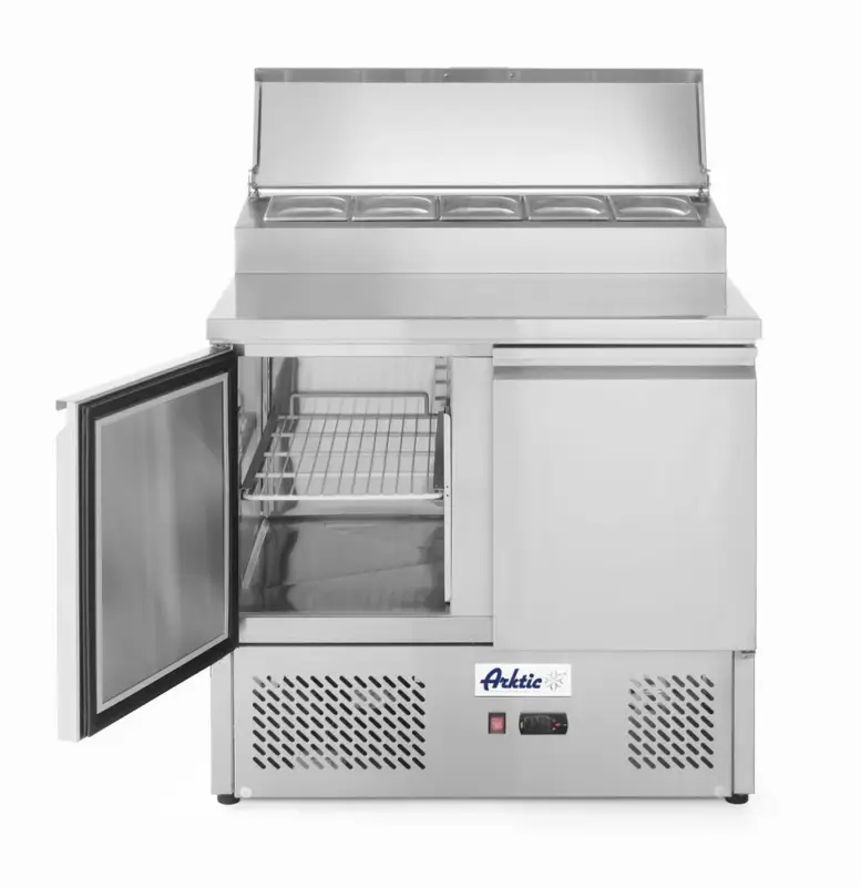 Aanbieding Arktic - Saladette - 2 deuren - Met verhoogde GN vitrine - 300L