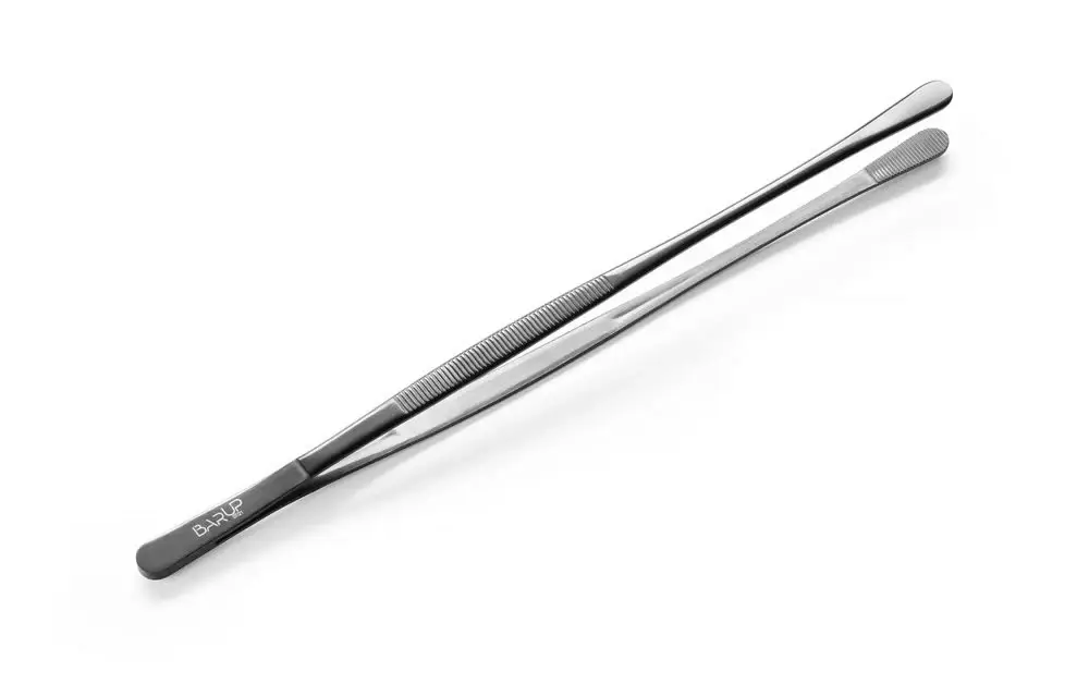Tijdelijk Beschikbaar BarUp - Pincet - Met ronde kop - Gecoat - Zwart - 1 stuk 305mm