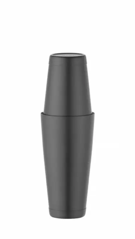 Veilige Betaling BarUp - Tin-on-Tin Boston Shaker - Zwart - 0,8L - ⌀90mm
