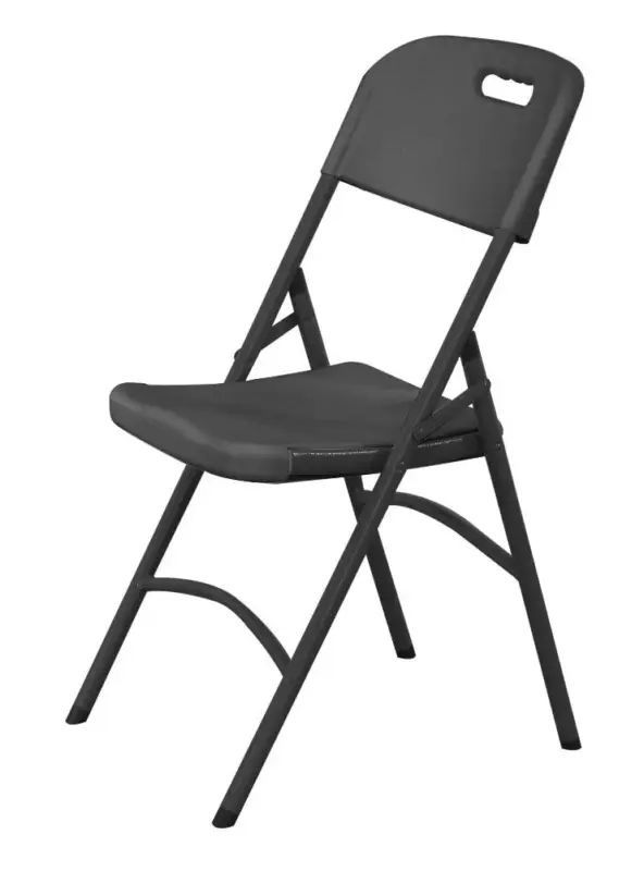 HENDI - Catering stoel - Onbekend - Zwart - Max 180 kg - 1 stuk 540x440x840 mm Alleen Vandaag
