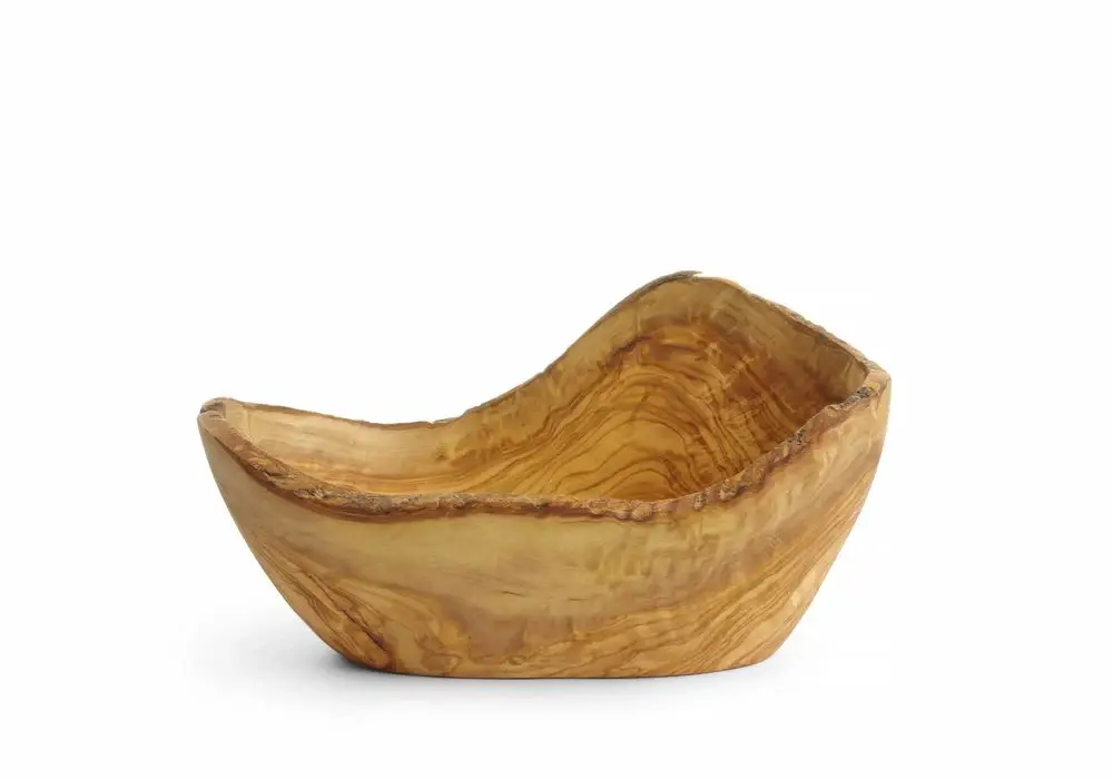 HENDI - Decoratieve kom - Olijfhout - 300x190x110mm Snelle Levering