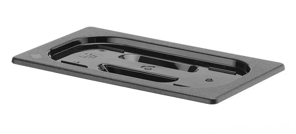 HENDI - Deksel - GN 1/4 - Polycarbonaat - Zwart - 265x162mm Betaalbaar