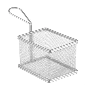 HENDI - Frituurmandjes - Miniatuur - RVS - 125x100x85 mm Gratis Retour