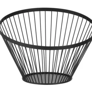 Weekendaanbieding HENDI - Fruitkorf - Schuin - Zwart - Ø 300x(H) 205 mm