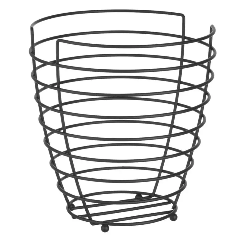 HENDI - Fruitkorf - Duurzaam en stevig - Zwart - Ø230x250mm Nieuw
