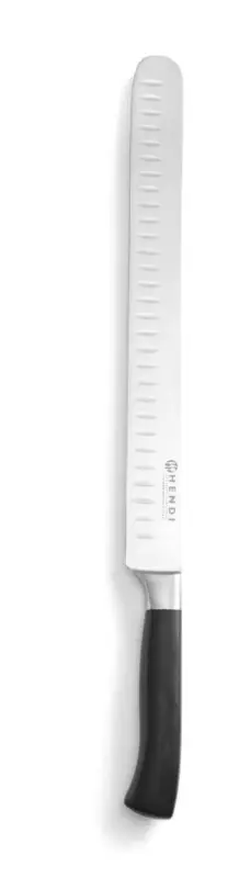 Direct Verzonden HENDI - Ham-/zalmmes Granton - Profi Line - Zwart - 1 stuk 430mm