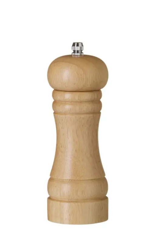 Beperkte Voorraad HENDI - Houten Pepermolen - Licht - Ø57x165mm