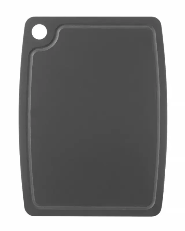 HENDI - Snijplank - Houtvezel - Zwart, anti-slip - 370x275x6mm Veilige Betaling
