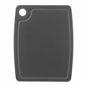 HENDI - Snijplank - Houtvezel - Zwart, anti-slip en groef - 440x325x6mm Betaalbaar