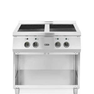 HENDI - Inductiefornuis - 4-pits - 400V/17000W - 800x720x854mm Meest Verkocht