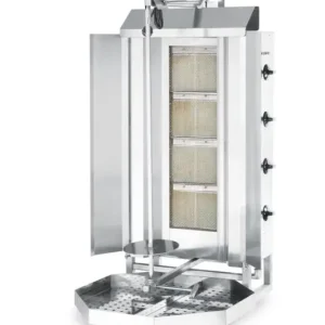 HENDI - Kebabgrill - Profi Line - Gas - 13kW - 230V Laatste Versie