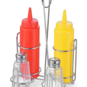 Fabrieksprijs HENDI - Menage - Condiment set 148x140x250mm
