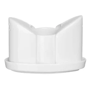 HENDI -Menage porselein, Peper, zout en tandenstoker, 125x54x(H)90mm Koop Online
