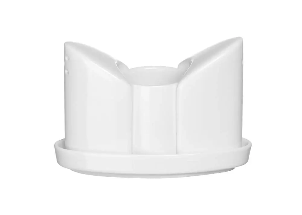 HENDI -Menage porselein, Peper, zout en tandenstoker, 125x54x(H)90mm Koop Online