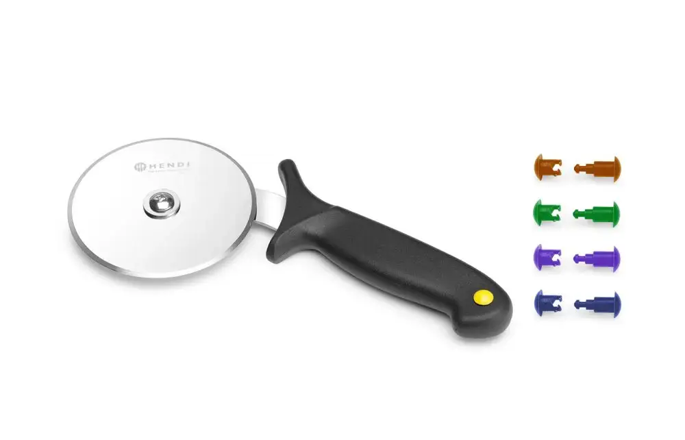 Nu Kopen HENDI - Pizza Cutter - Professionele Pizzasnijder - Zwart - 230mm